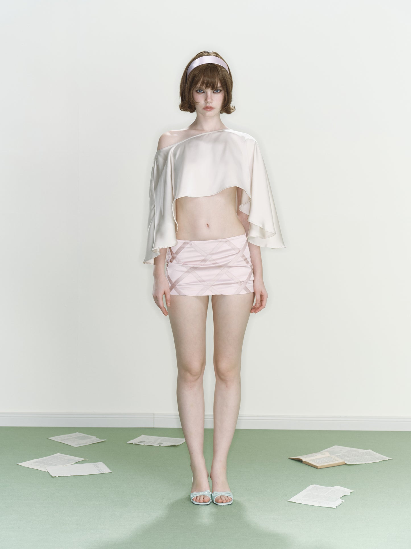 Pinky Cubic Skirt