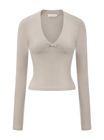 Ivory Midnight Knit Top