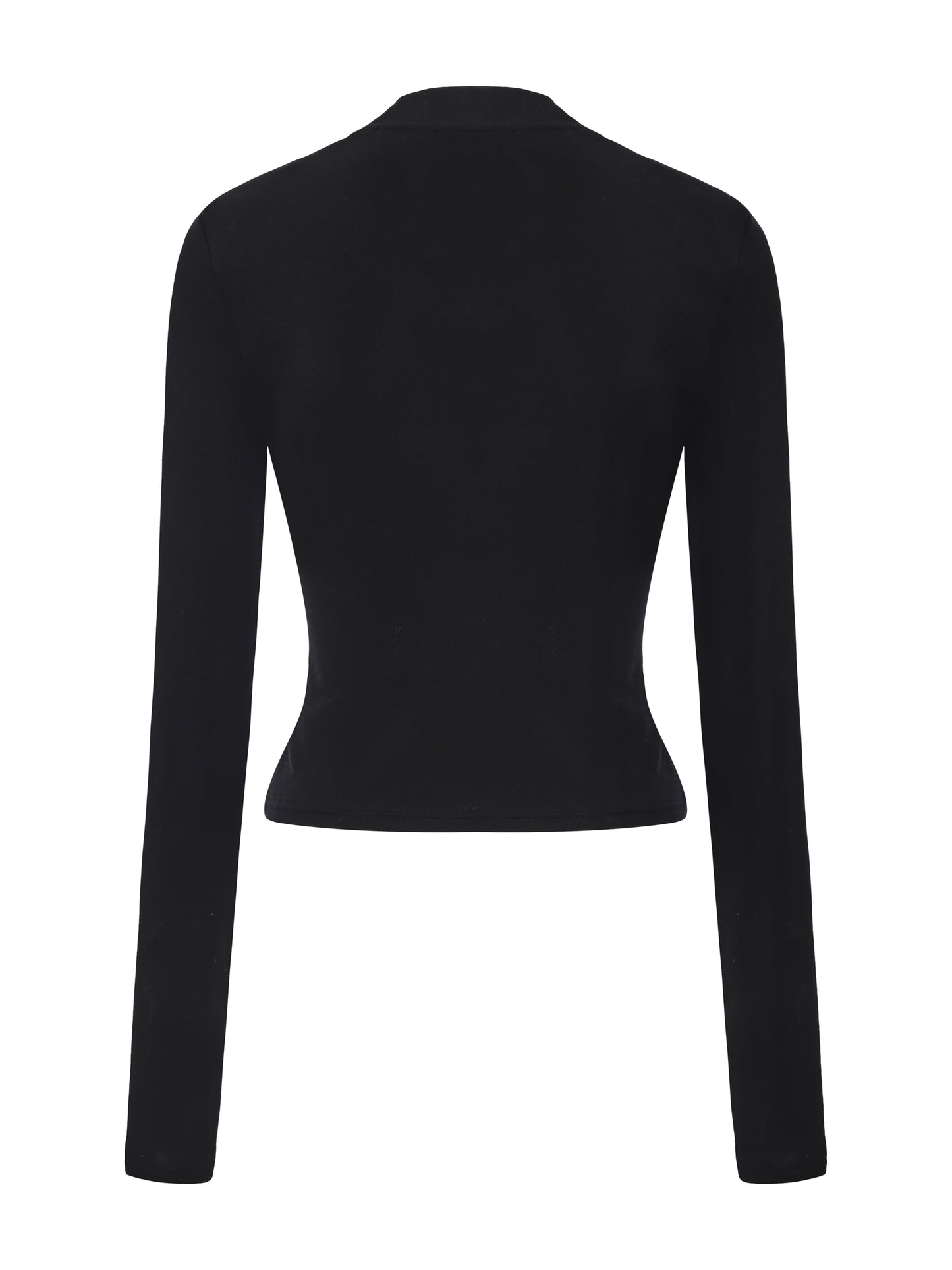 Black Midnight Knit Top