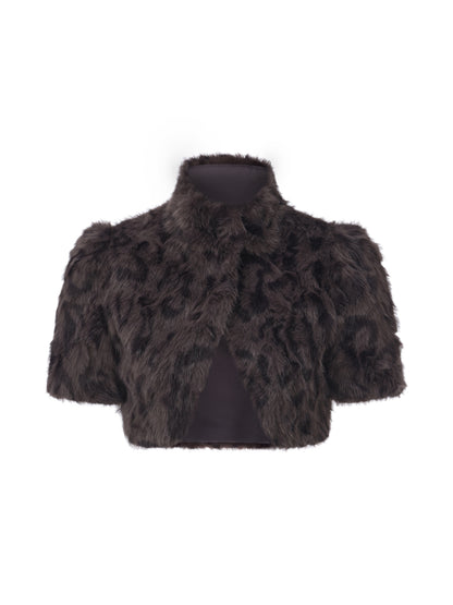 Black KittenClaw Fur Jacket
