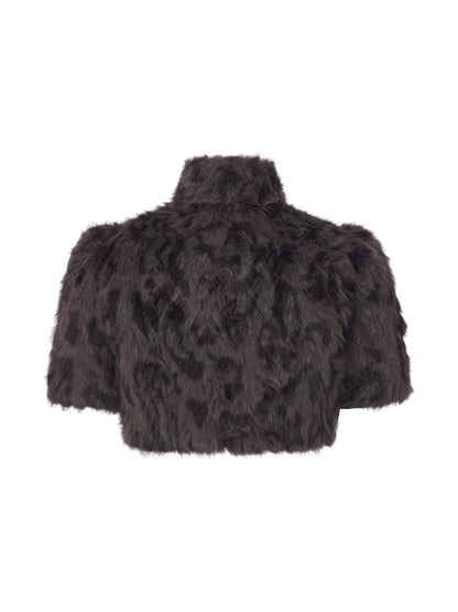 Black KittenClaw Fur Jacket