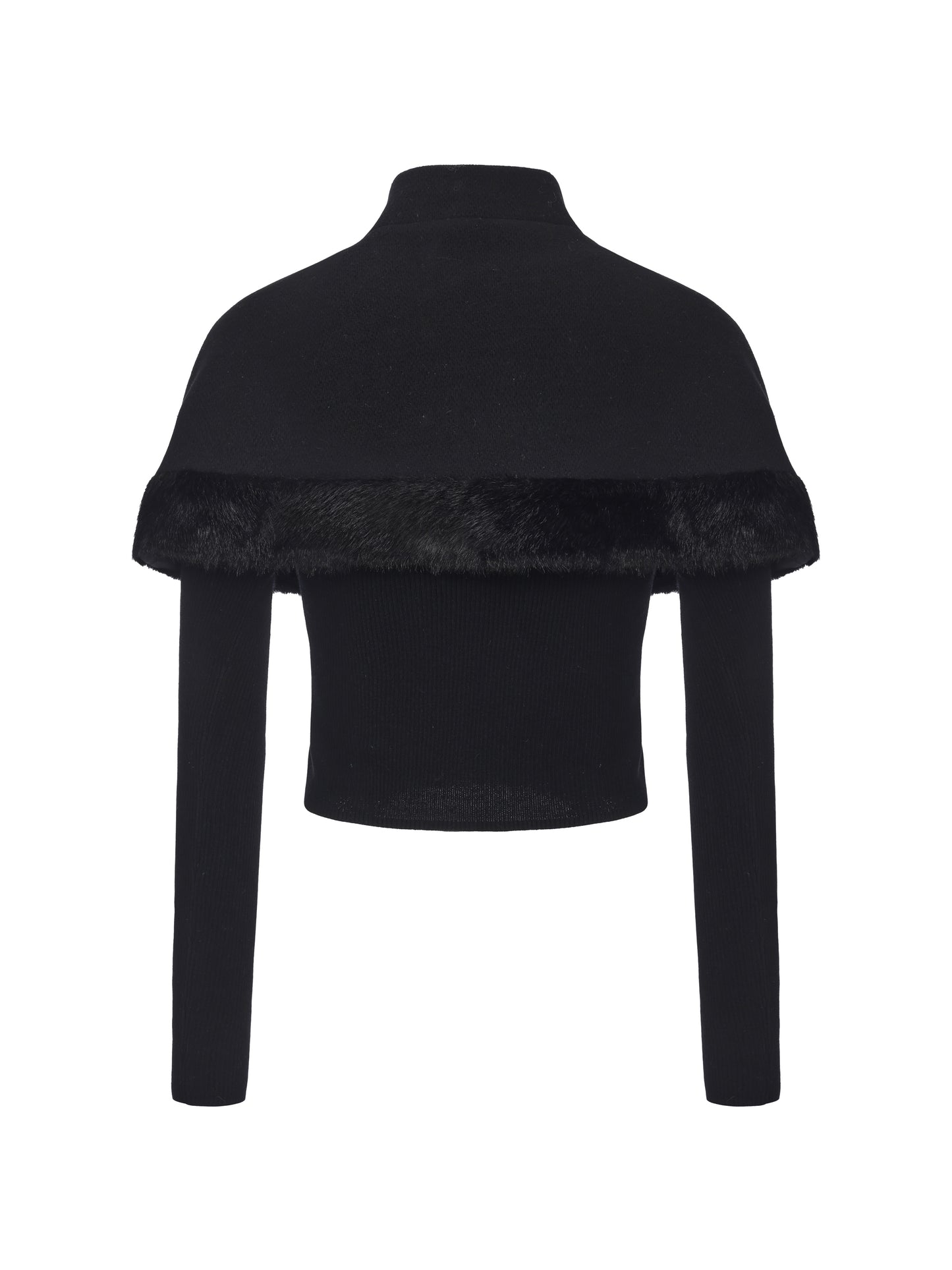 Midnight Fur Cape