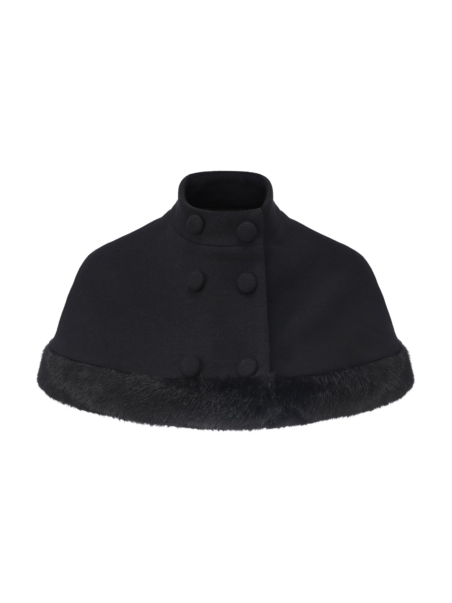 Midnight Fur Cape