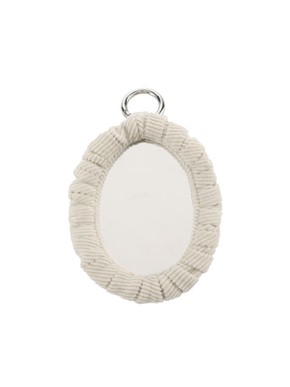 Ivory Mirror Medallion (Bag Charm)