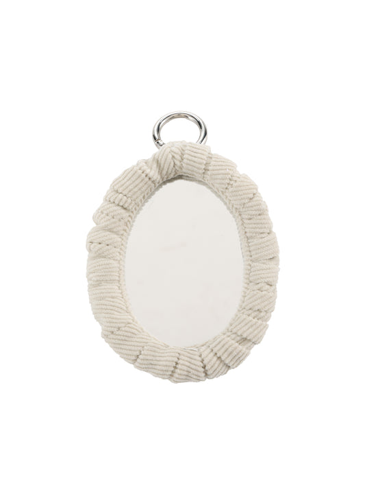 Ivory Mirror Medallion (Bag Charm)